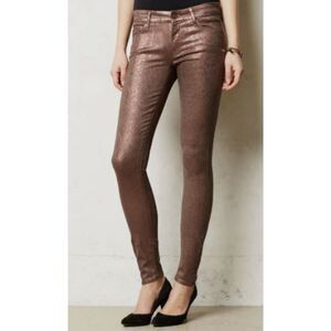 Mother The Looker Skinny Jeans 26 Rust Red Women’s Designer Denim Pants EUC